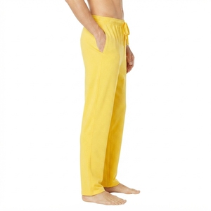 Pantalon décontracté pour homme en lin/coton imperméable brodé OEM - Product Image 2