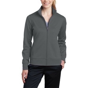 Veste zippée en polaire à manches longues pour femme, couleur unie, col montant, vêtements de sport décontractés, respirante, coupe régulière, toutes saisons, OEM - Product Image 1