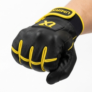 Gants de frappe pour baseball et softball, paume en cuir de mouton, adulte et junior, logo personnalisé, poignet respirant, écologiques, OEM UMIRX - Product Image 5