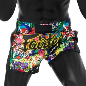 Pantalones Cortos de Boxeo Muay Thai Fairtex al Por Mayor, Precio de Mayoreo, Mejor Calidad, Tela Oxford Informal, Multicolores, Transpirables y Elásticos AI-MTS-06 - Product Image 6