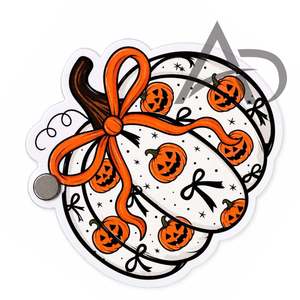 Halloween Pumpkin Acrylic <b>Lash</b> Tile Sustainable Custom Made Logo Printing Eyelash Extension Holder OEM Service - Product Image 2