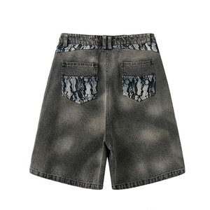 Shorts en jean décontractés pour hommes de qualité supérieure, 100% coton, shorts en jean extensibles tendance avec plusieurs poches, coupe ample - Product Image 4