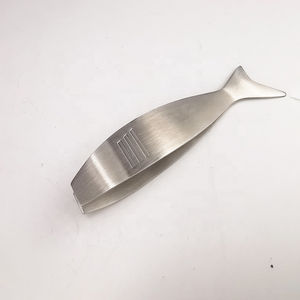 German Stainless Steel Fishbone <b>Tongs</b> <b>Metal</b> Fish Hair Remover Kitchen Stubbs Plucking Fur Bones Tweezers - Product Image 6