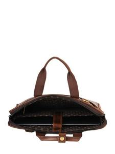 Sac messager pour ordinateur portable en cuir véritable marron moderne et durable pour homme, sacoche de bureau, sac à bandoulière, sac fourre-tout, travail, voyage - Product Image 4