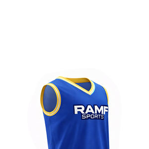 Adult Basketball Uniform <b>Kit</b> Customizable Plus Size Quick Dry Breathable Mesh Anti-Bacterial Reversible Basketball Uniform Set - Product Image 5