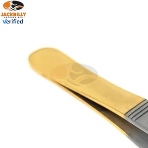 คีมผ่าตัดสแตนเลส JACKBILLY Brown Adson คุณภาพสูง สำหรับการผ่าตัดและห้ามเลือด ใช้ในโรงพยาบาล คู่มือการใช้งาน MOL - Product Image 3