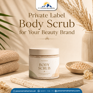 Gommage corporel personnalisé à marque privée, exfoliant, aux ingrédients botaniques, pour les marques de soins personnels - Product Image 1