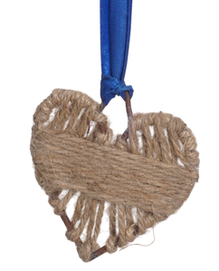 Adorno Navideño Moderno con Forma de Corazón, Diseño Personalizado, Hecho a Mano, Venta al por Mayor de Fábrica de Cestas y Alfombras, Decoración Interior y Exterior - Product Image 1