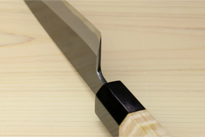 มีดเชฟญี่ปุ่นยี่ห้อ BA Enterprises รุ่น Gyuto ใบมีดเหล็กดามัสกัส ด้ามไม้ ปลายมีดแบบ Drop Point สำหรับครัว ความยาวรวม 12 นิ้ว ความหนา 0.6 มม. - Product Image 5