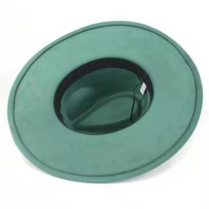 Nouveaux chapeaux de cowboy en denim à large bord rigide, respirants, personnalisés, en polyester/coton, unisexes, pour le voyage et la pêche, vente en gros - Product Image 2