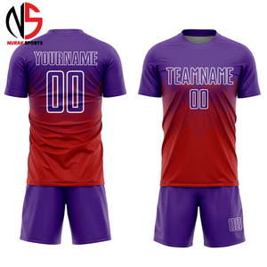 Maillot de football unisexe personnalisé à manches courtes, léger, respirant et à séchage rapide, par Nurak – Produit de qualité supérieure en 2026 - Product Image 1