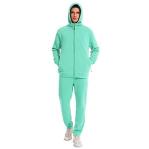 Survêtement personnalisé pour homme, à capuche, vêtements de sport d'hiver, léger, respirant, séchage rapide, fournisseur OEM - Product Image 5