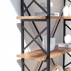 Librería Vandana Vesta Lunaris de Madera de Mango, Mueble de Almacenamiento Moderno de Madera Sólida con Diseño Minimalista - Product Image 6