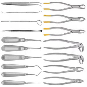 Juego de Cirugía Dental Reutilizable de Acero Inoxidable, Pinzas de Extracción de Dientes Profesionales con Elevadores de Raíz Ergonómicos - Product Image 5