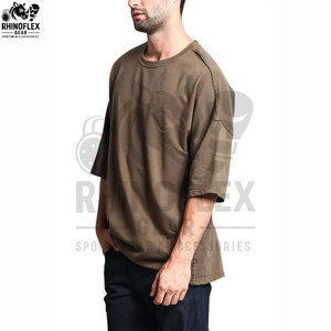 เสื้อยืดโอเวอร์ไซส์หนานุ่มทรงหลวม เสื้อหนา น้ำหนัก 280 กรัม ผ้าฝ้าย 100% เสื้อยืดเปล่าสำหรับผู้ชาย รับสกรีนโลโก้ตามสั่ง - Product Image 3
