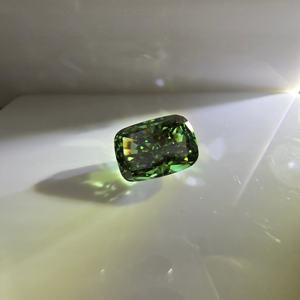 Diamante Suelto de Laboratorio, Corte Cojín, Verde Intenso, 6CT, VVS2, IGI, para Joyería - Product Image 5