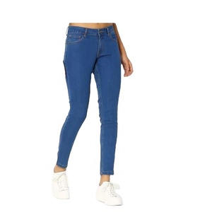 Pantalones Vaqueros de mujer de mezclilla de moda de Año Nuevo de alta calidad Spandex/algodón de alta calidad - Product Image 1