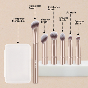 <span class=keywords><strong>MAANGE</strong></span> Nouveauté en Gros : <span class=keywords><strong>Pinceau</strong></span> de Maquillage Professionnel 6-en-1 Personnalisable pour Fond de Teint, Anti-cernes et Fard à Paupières - Product Image 6