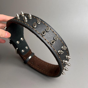Durable Leather <b>Braided</b> Dogs pet Collars crafted from premium leather for comfort and control in wholesale price - Product Image 5