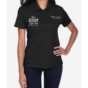 Camiseta de Punto Sólida Core365 78181P para Mujer, con Bolsillo para Polos, Logotipo Bordado Personalizado, Transpirable - Product Image 4