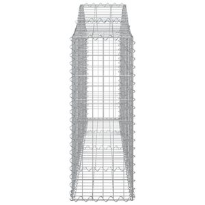 Ensemble de 3 paniers gabions en fer galvanisé argenté, collection de paniers métalliques - Product Image 5