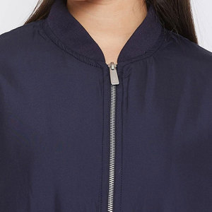 Men’s High Quality <b>Women</b> Casual Solid Color Bomber <b>Jacket</b> Heavy Duty Zipper Outdoor Sport Wear Stylish Durable Ladies <b>Jacket</b> - Product Image 6