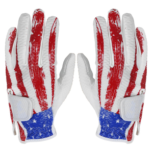 Wholesale new professional Design White Genuine Leather Golf <b>Gloves</b> Breathable Unisex Pull On Sport <b>Gloves</b> - Product Image 1