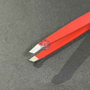 Pinces à sourcils rouges en acier inoxydable pour l'épilation des sourcils - Product Image 2