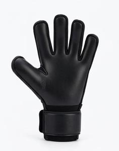 Guantes de Portero Negros Completamente en Látex y Cuero PU, con Protección para los Dedos y Logotipo Personalizado - Product Image 1