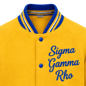 Blouson Bomber Femme Personnalisé Sororité Grecque Sigma Gamma Rho – Veste Décontractée Tendance Zippée – Fournisseur en Gros - Product Image 3