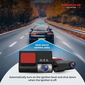 กล้องติดรถยนต์ ROADPOWER (RP-DASH-840) 4K แบบคู่ หน้า-หลัง พร้อมระบบมองเห็นในเวลากลางคืน ปรับมุมกล้องได้  พร้อม Wifi ในตัว - Product Image 6