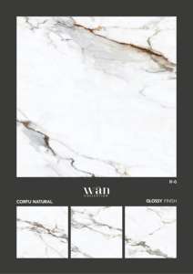 Carrelage en porcelaine brillant élégant 600x600mm 60x60cm 24x24 Surface céramique brillante Revêtement mural intérieur de qualité supérieure Durable - Product Image 3