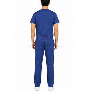 Premium Men Scrub Suit <b>Doctor</b> Uniform <b>Set</b> With Soft Touch Fabric Contemporary Style Pockets And Professional Appearance - Product Image 4