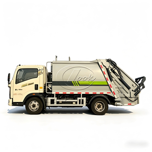 รถบรรทุกขยะ SINOTRUK HOWO 4x2 แบบอัดอัตโนมัติ ระบบไฮดรอลิก บรรทุกด้านหลัง รถบดอัดขยะ - Product Image 2