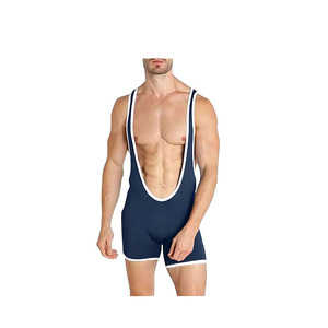 Wholesale Weightlifting <b>Wrestling</b> Uniform Custom Powerlifting <b>Singlet</b> <b>Wrestling</b> Uniform for <b>Men</b> - Product Image 4