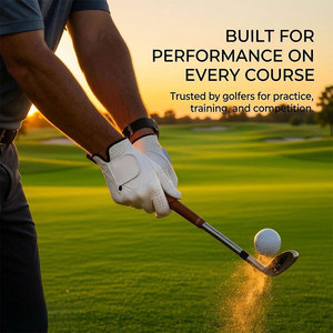 Superior Grip Golf <b>Gloves</b> Suitable For Men Women Comfortable Soft Palm Area Velcro Strap Closure <b>Type</b> <b>Gloves</b> OEM Service - Product Image 5