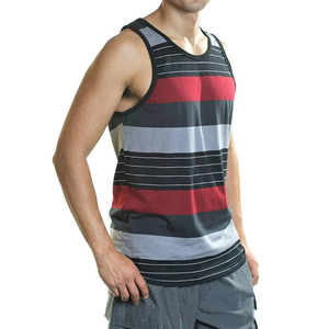 Summer Fashion Men's Muscle Ribbed Comfortable Athletic Bodybuilding Tank <b>Top</b> Fitness Gym Plain Men's <b>Vest</b> Sleeveless Shirt - Product Image 4