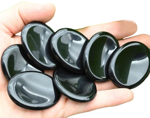 Wholesale MIEN Brand Natural Crystal Agate Oval <b>Worry</b> <b>Stone</b> Massage Thumb Eco-friendly Polished Gemstone Crafts Best Quality - Product Image 5
