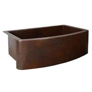 Fregadero de Cocina de Cobre Hecho a Mano de la Mejor Calidad, Estilo Rústico Tradicional Moderno, de un Solo Tazón, para Instalar Bajo Encimera, Diseño Decorativo para el Hogar - Product Image 5