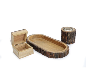 กระถางธูปไม้ธรรมชาติสไตล์การประดิษฐ์ตัวอักษรหรูหราของตกแต่งบ้านธูปอาเกตอาราบีย - Product Image 4