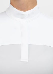 เสื้อเชิ้ตสำหรับผู้หญิงสำหรับการแสดงขี่ม้า ผ้าเนื้อนุ่มหรูหรา ยืดหยุ่นได้ดี ให้ความสบาย ทันสมัย และประสิทธิภาพสูง รับผลิตแบบ OEM - Product Image 3