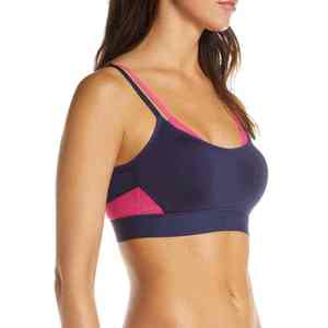 OEM Fitness Ladies Girls <b>Running</b> Gym Yoga <b>Padded</b> Yoga Bra Exercise Workout Women Backless Crop High Support Seamless Sports Bra - Product Image 4
