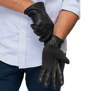 Gants de conduite en cuir personnalisés à faible MOQ, avec logo, impression sérigraphique, marque privée, directement de l'usine - Product Image 6