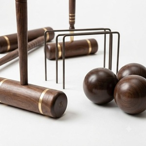 Équipement de sport pour pelouse de jardin, jeu familial professionnel, construction en bois dur de qualité supérieure, conception durable et performante - Product Image 5