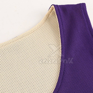 Maillot de basketball réversible à faible MOQ en polyester respirant et à séchage rapide, service OEM, couleurs et tailles personnalisées - Product Image 3