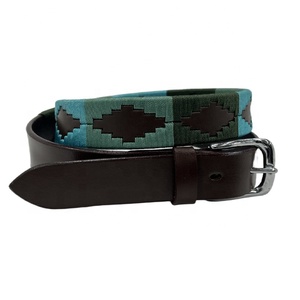 Ceinture en cuir noir de qualité supérieure avec boucle à ardillon pour motards - Product Image 2