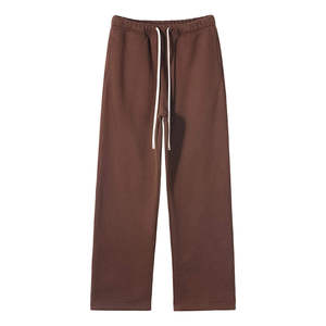 Pantalones de hombre 100% algodón, de longitud regular, con cordones, transpirables, de tela lisa, tipo joggers, a precios de mayorista. - Product Image 4