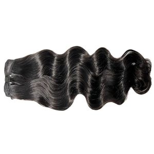 NAJIR HAIR HUB ผมแท้เวอร์จินอินเดีย แบบลอนบอดี้เวฟ สีดำ ติดตั้งง่าย - Product Image 1