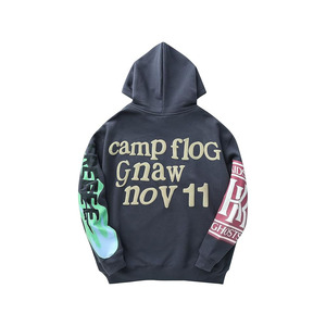 Sudadera con capucha I See Ghosts estilo Hip Hop con estampado en relieve - Product Image 2