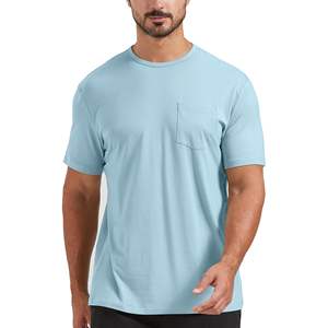 T-shirt décontracté vintage pour homme de qualité supérieure, couleurs unies, personnalisable avec logo imprimé, 100% coton jersey, t-shirts pour homme - Product Image 3